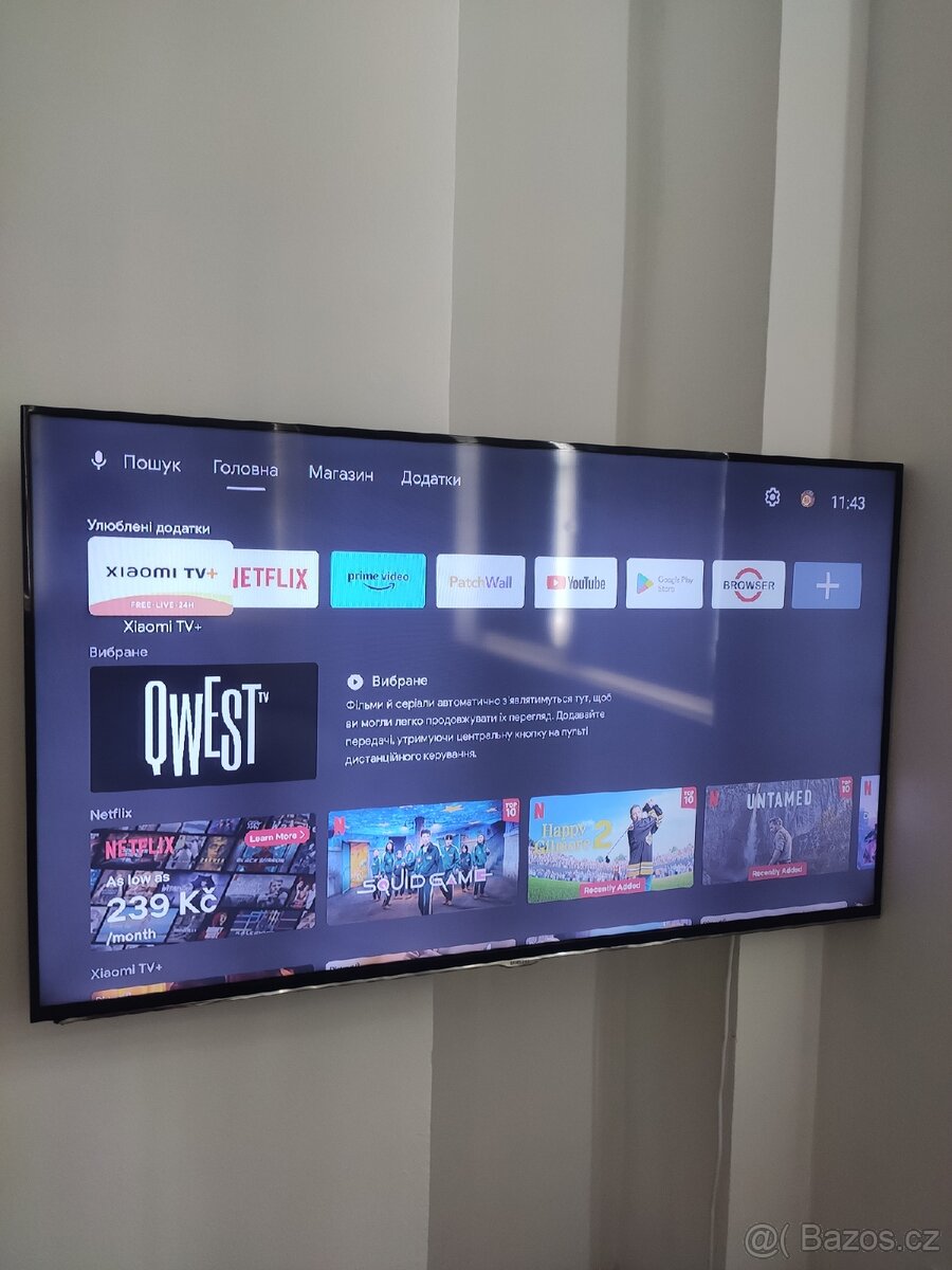 Televize Samsung 124cm smart tv