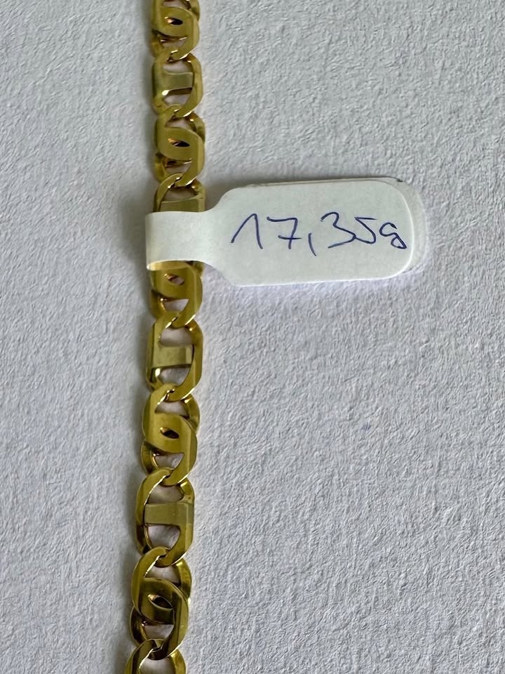 Zlatý řetízek 14K, 54 cm, 17,35 g