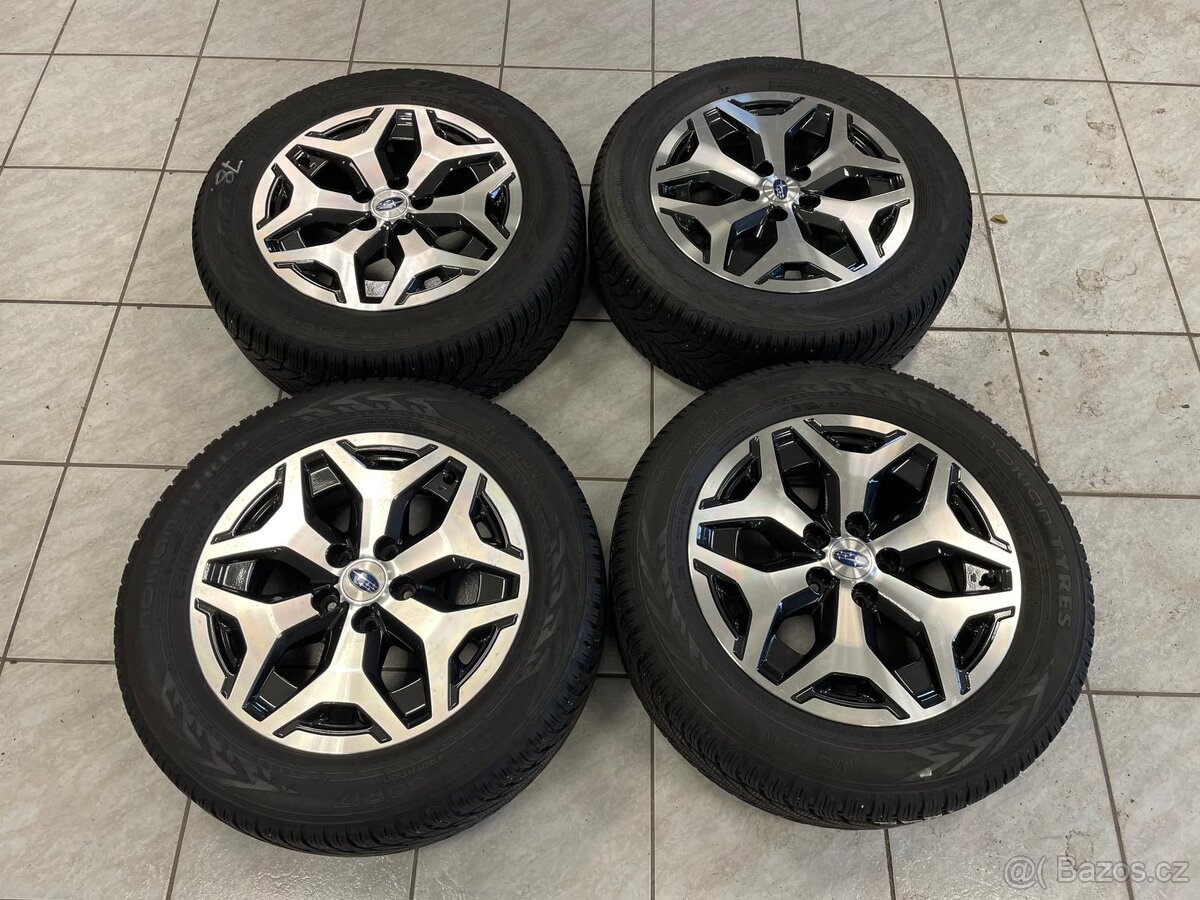 Originální ALU kola Subaru Forester pneu 6mm