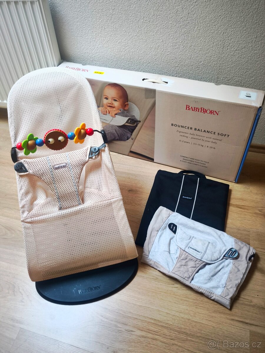 Houpátko babybjorn s příslušenstvím