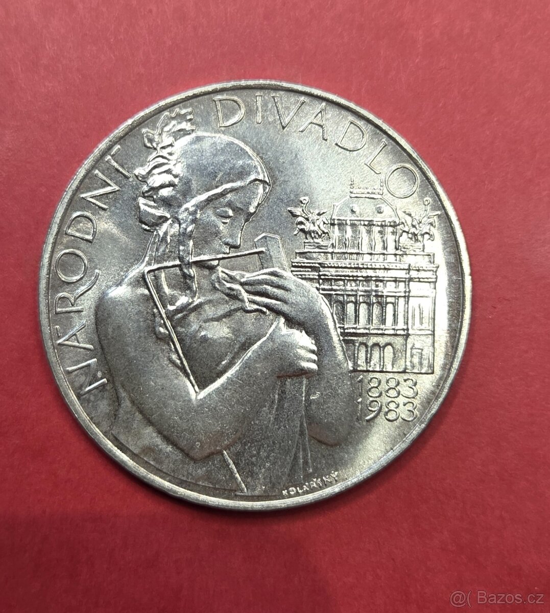 Stříbrná mince 500 Kčs Národní divadlo v Praze