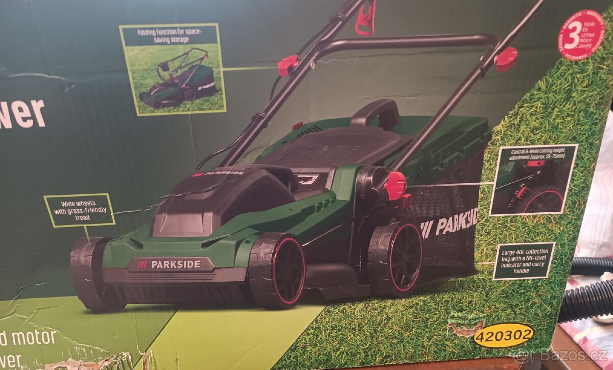 Elektrická sekačka na trávu