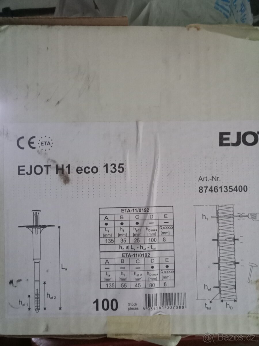 Fasádní hmoždinky