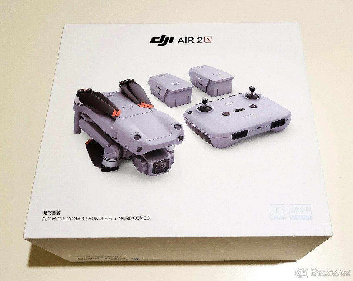 Dron DJI Air 2S Fly More Combo, ZDARMA paměťová karta