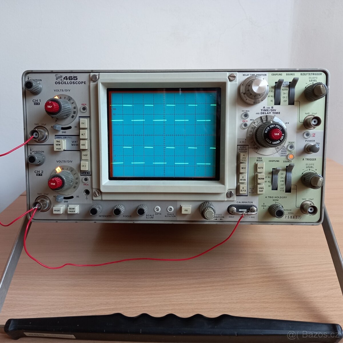 TEKTRONIX 465 osciloskop - 2x 100MHz