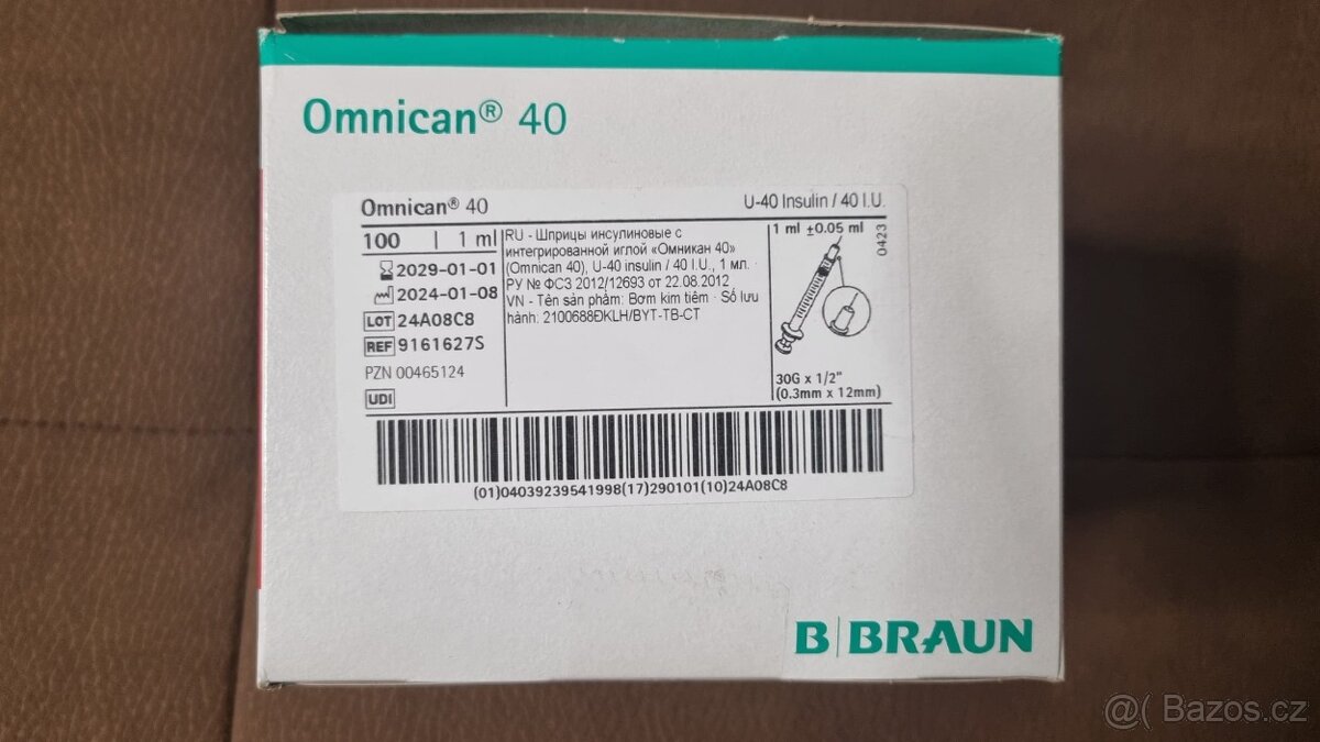 Inzulínové stříkačky