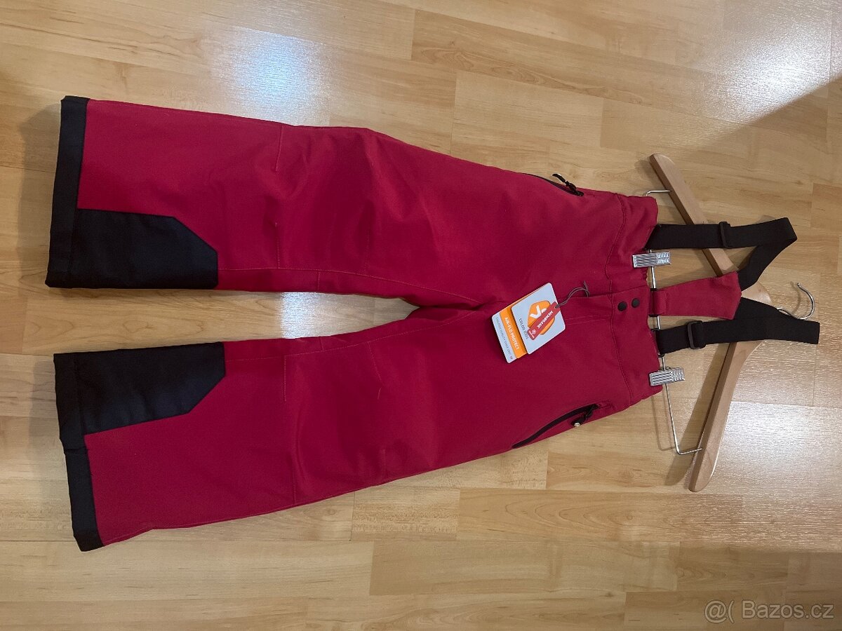 Lyžařské softshellové kalhoty 110-116cm
