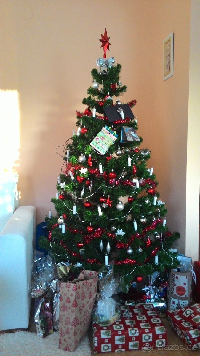 Vánoční stromeček umělý cca 170 cm