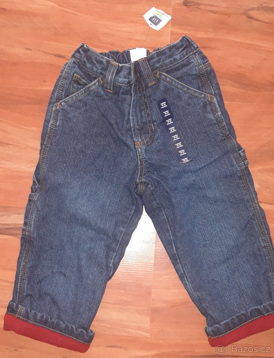 Džíny/jeans GAP, vel. 92, nové s visačkou