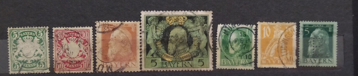 Poštovní známky Bavorsko