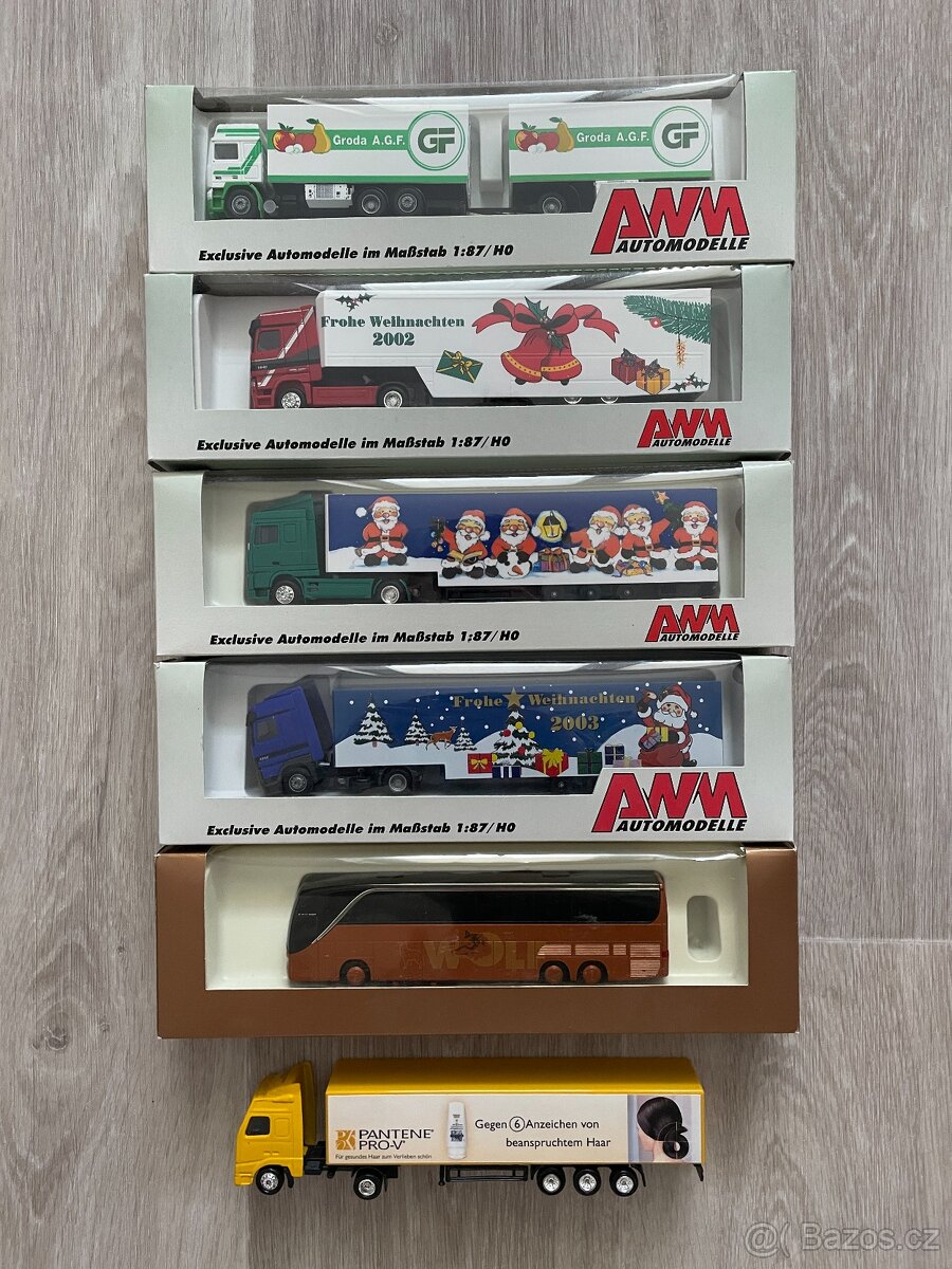 Prodám modely kamiónů v měřítku 1:87 AWM