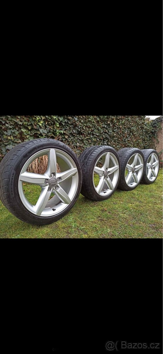 Audi A4 - Originální 18” alu kola-Letní pneu