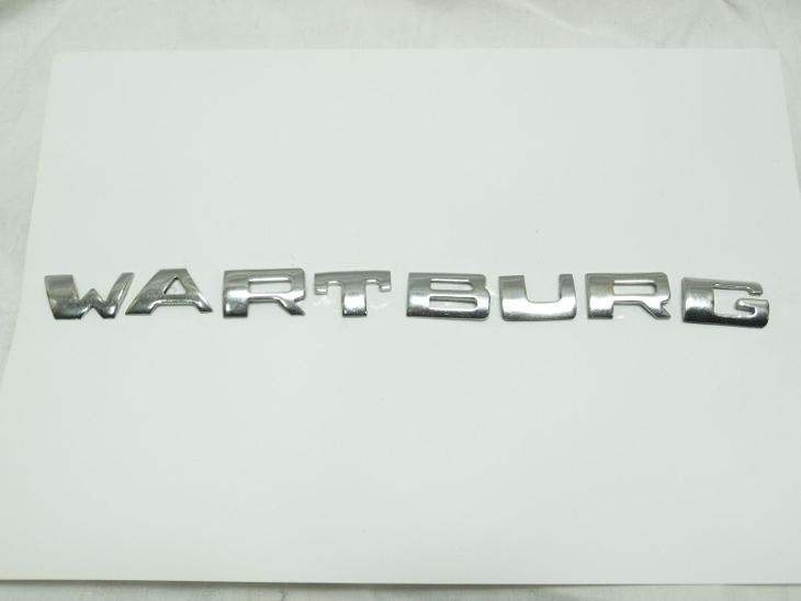 WARTBURG 311 ORIGINÁL NEPOUŽITÝ NÁPIS PŘEDNÍ KAPOTY
