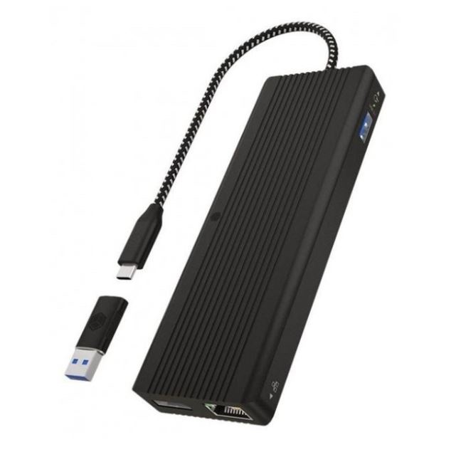 Dokovací stanice Icy Box IB-DK4080AC 9v1 USB-C