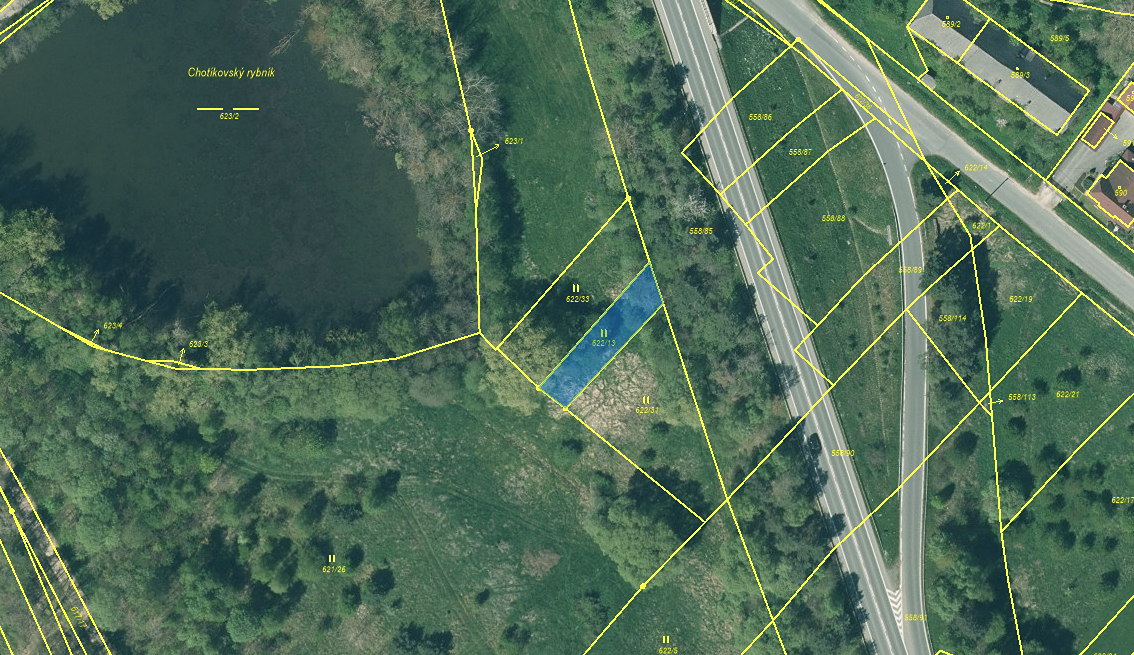 Prodej, trvalý travní porost, 349 m², Chotíkov
