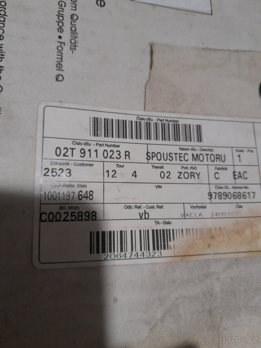 Startér Fabia