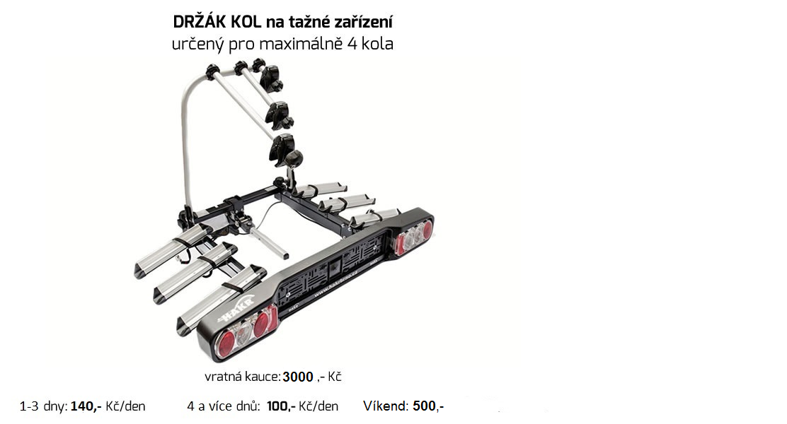 Nosič na kola, Chladící box, Střešní box, Příčníky