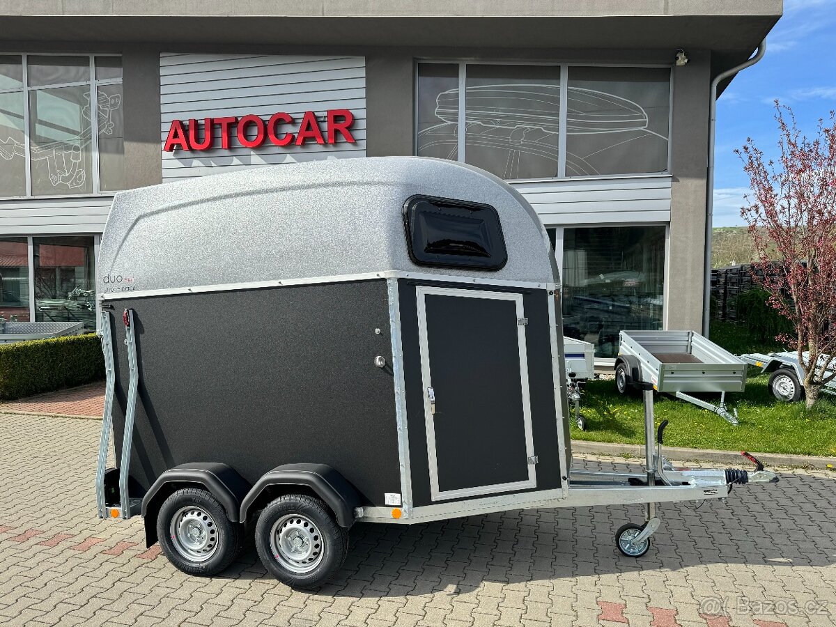 Brzděný koňský přívěs Duo Esprit S+B bez sedlovny