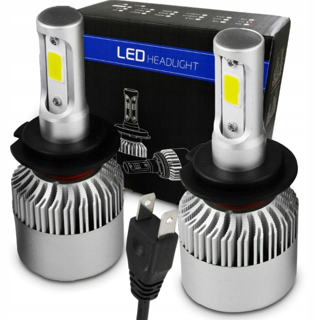 LED žárovky H7 a H4 72W 16000 lm