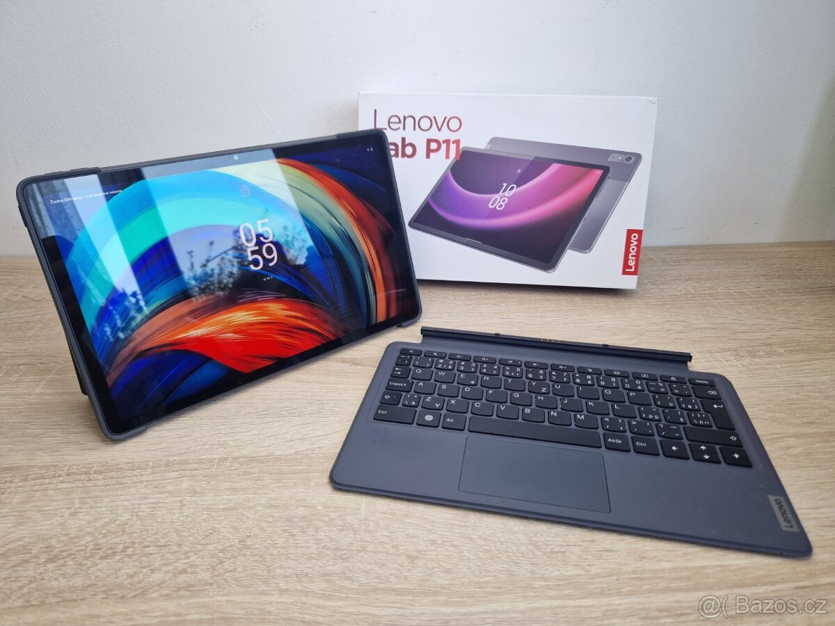 Tablet Lenovo P11 11,5"/2K/128GB/SIM/KLÁVESNICE - ZÁRUKA