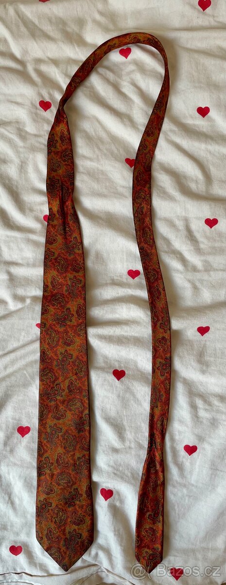 Vintage kravata – 100% hedvábí – High Society Vienna – Rakou