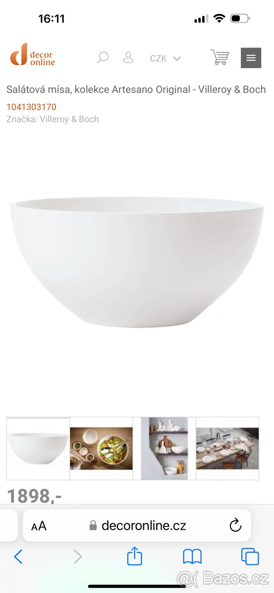 Salátová mísa, kolekce Artesano Original - Villeroy & Boch