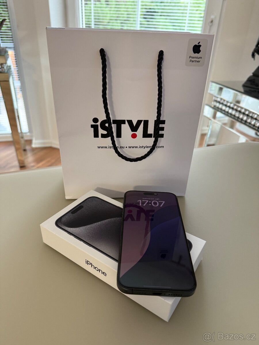 IPhone 15 PRO MAX 256gb ,, ZÁRUKA TOP STAV”