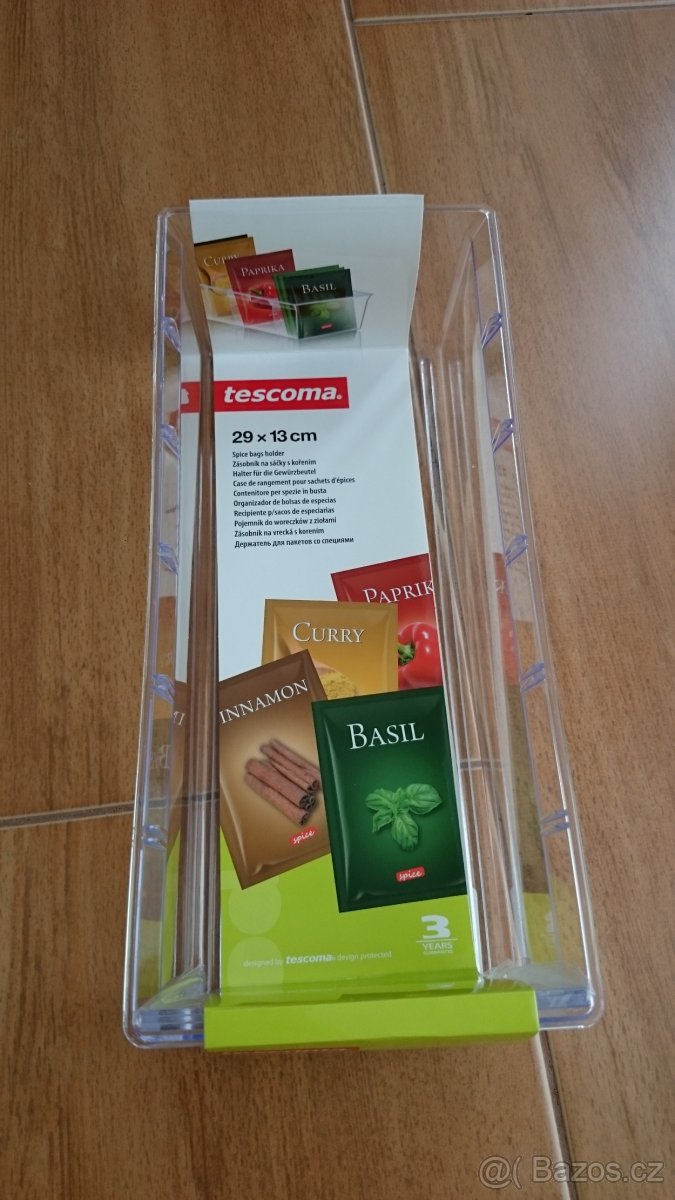 Zásobník na sáčky s kořením