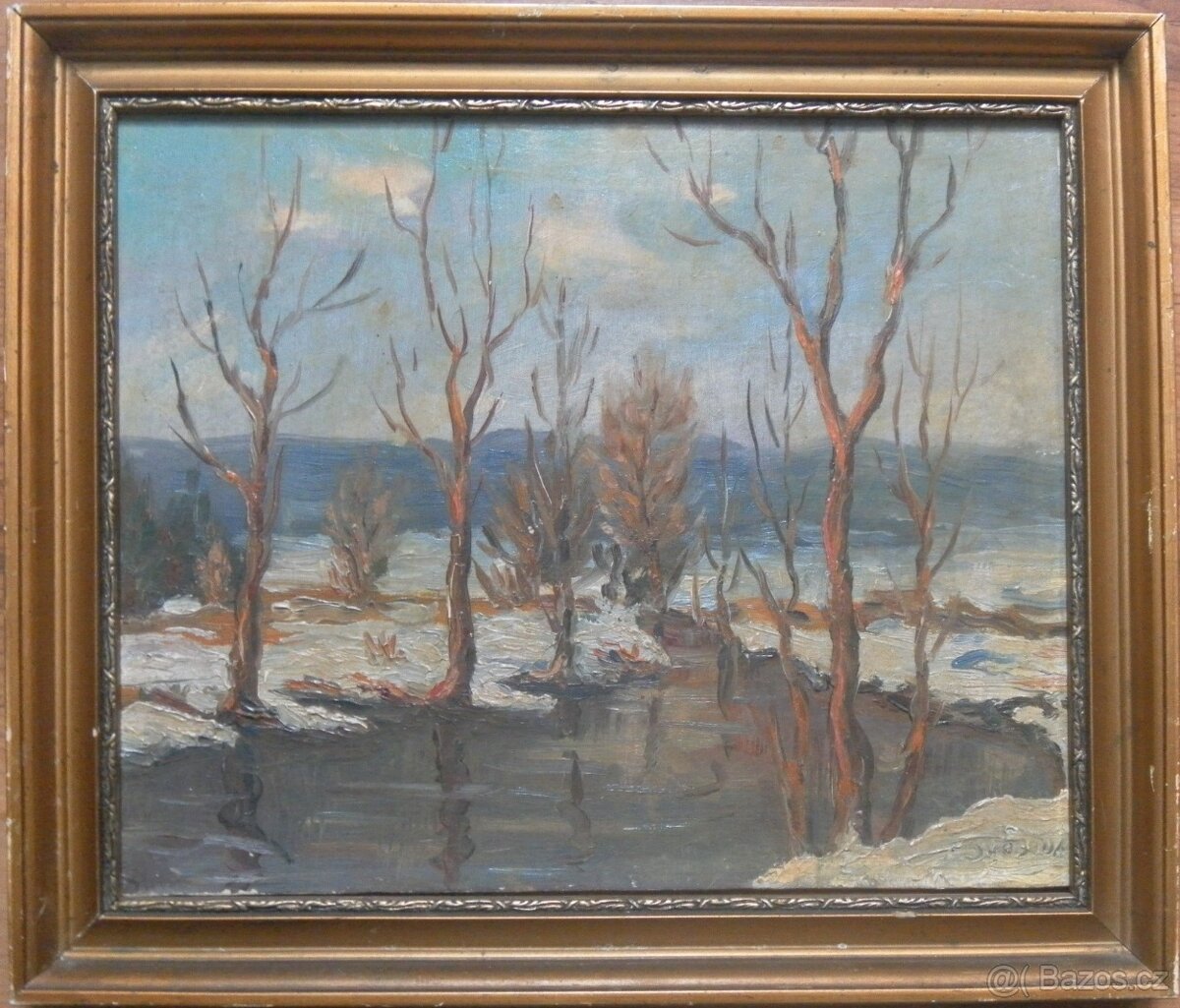 Stanislav Svoboda - Předjaří na potoce.