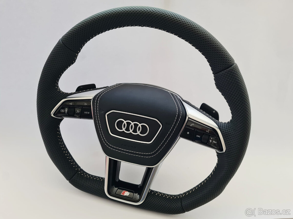 AUDI VOLANT - SPORTOVY S LOGOM S + AIRBAG + RS PADLA