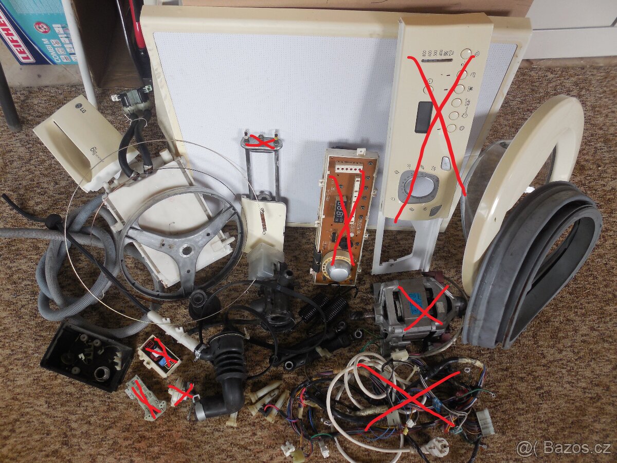 Náhradní díly pračka LG