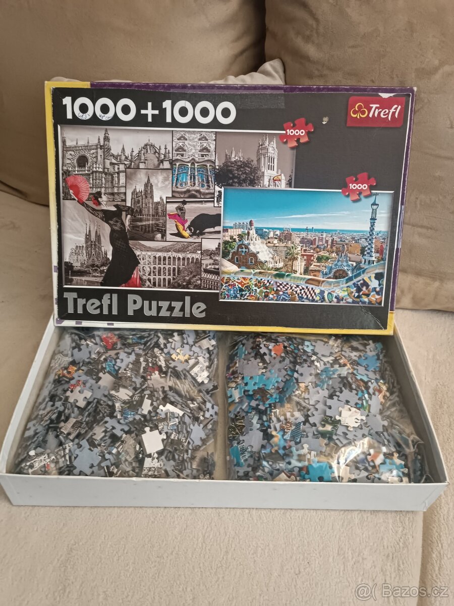 Puzzle 1000+1000 dílků