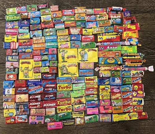 staré žuvačky z čias socializmu