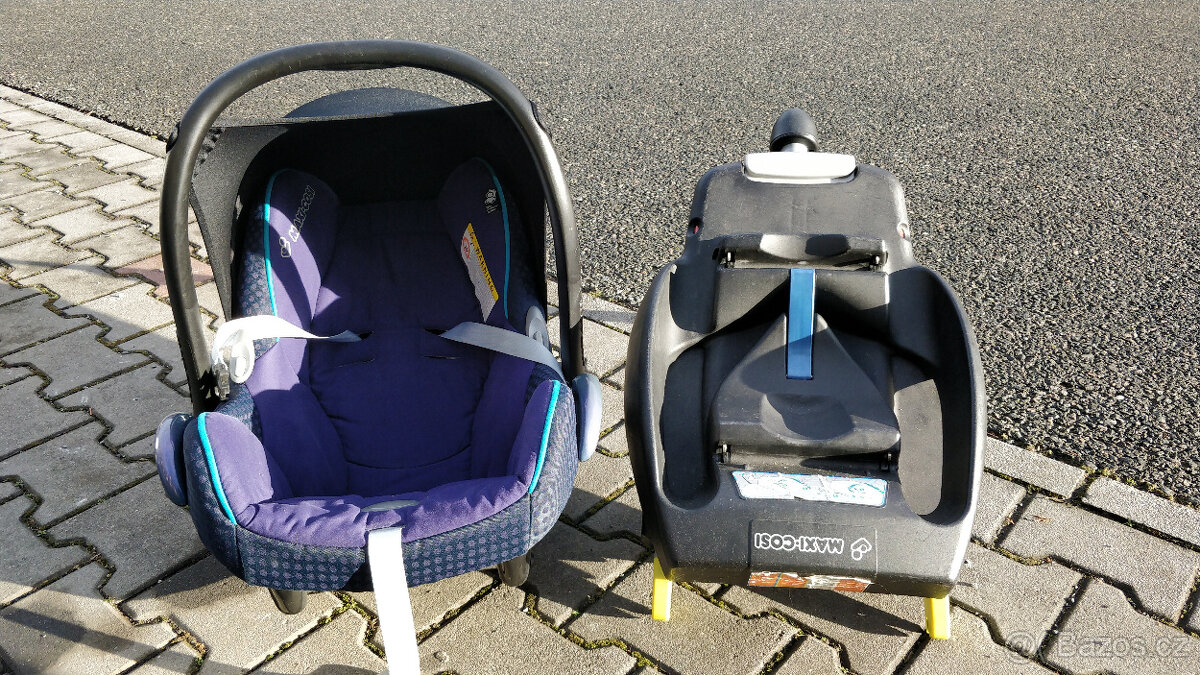 MaxiCosi Cabriofix vajíčko + isofix