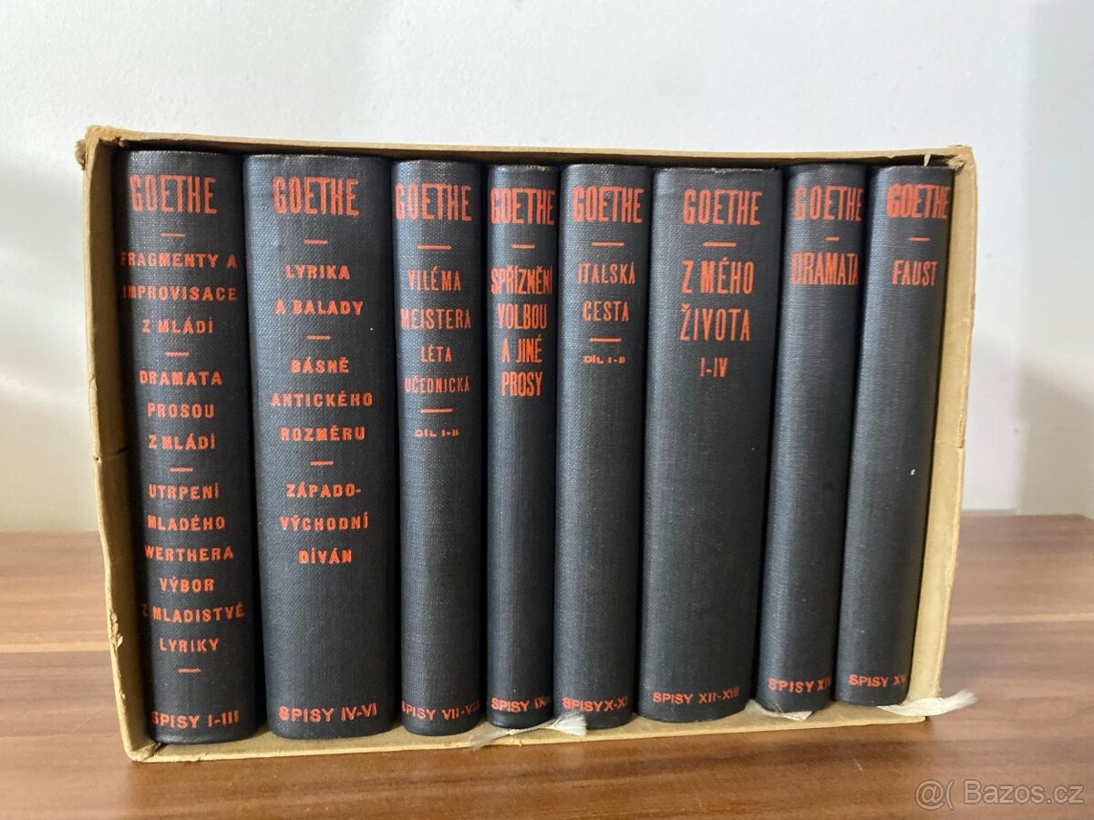 J. W. Goetha (Fr. Borový, Praha 1927–1938)