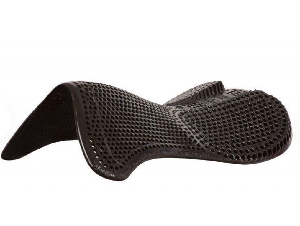 Gelová podložka Acavallo Gel Back Riser, černá