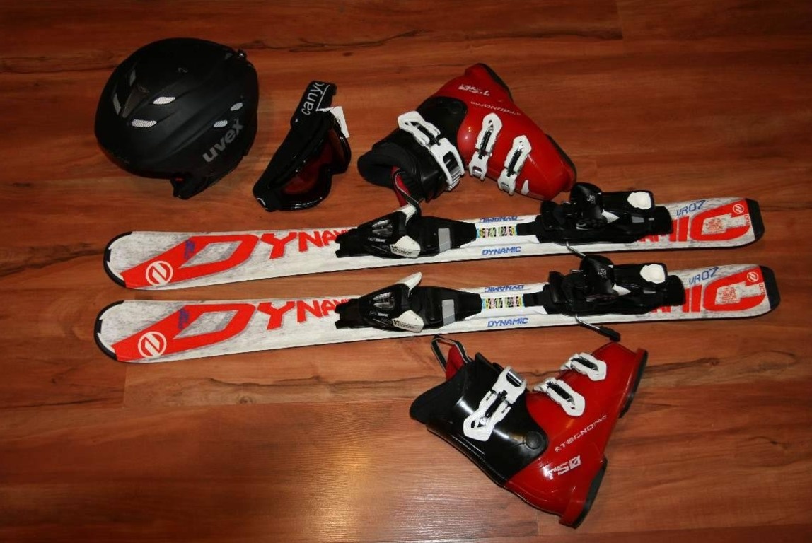 lyže dynamic 100 cm , lyžáky