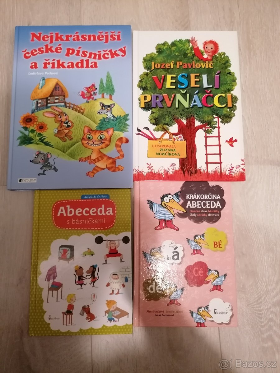 4 knížky s básničkami