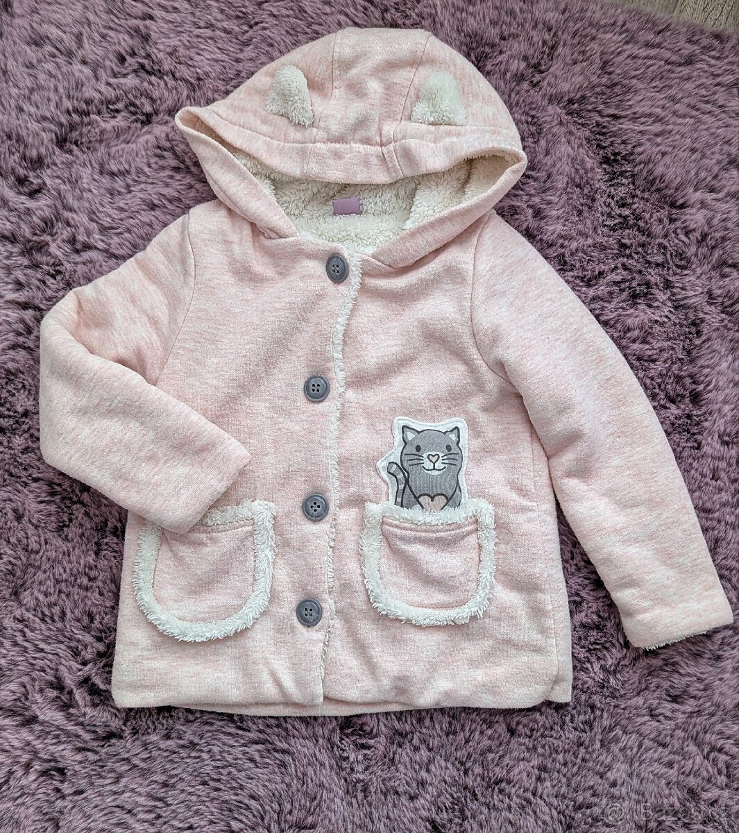 Teplá dívčí mikina vel.92