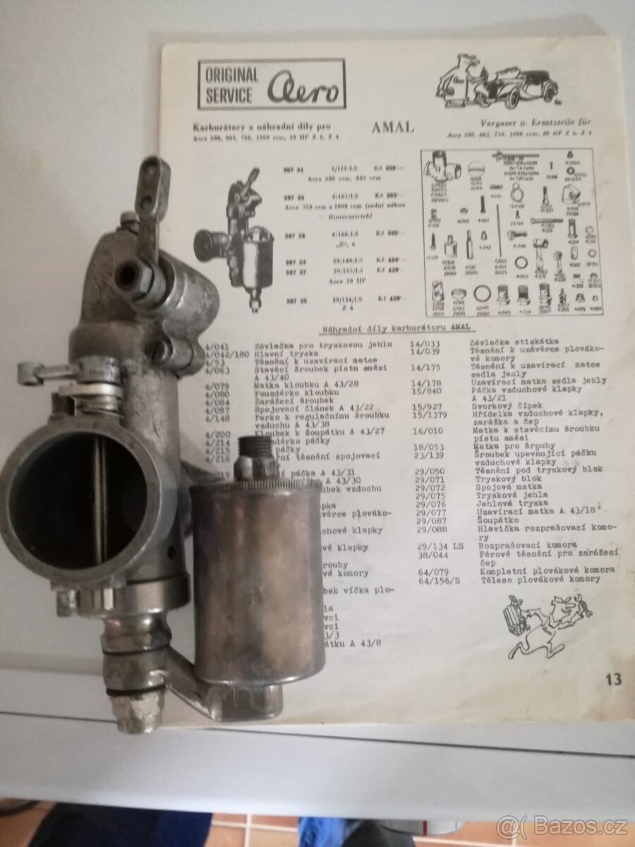 karburátor Amal 30 mm
