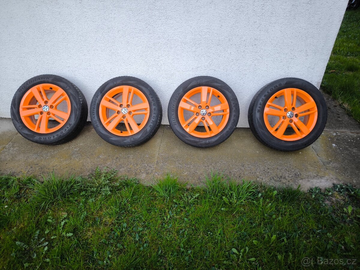 Alu kola Škoda, VW 6Jx15H2 ET 40 s pneu 185/60R15