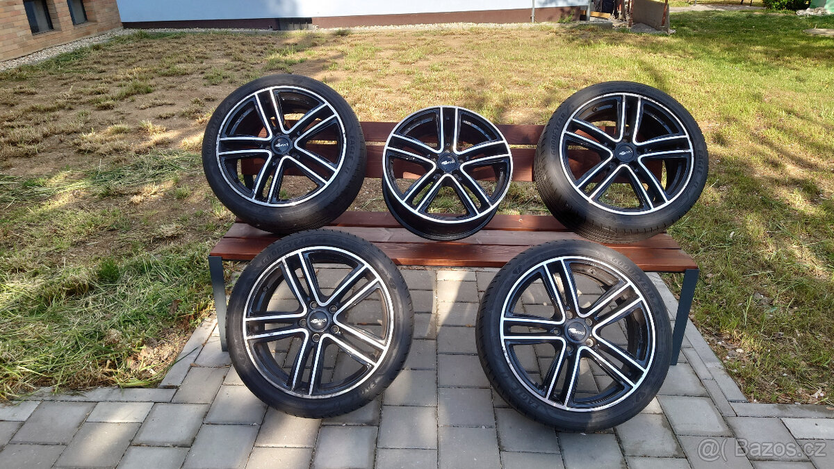 4x alu letní kola Brock s pneumatikami 215/40R18 89Y