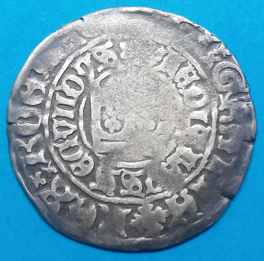 Stříbrná mince středověk Vladislav II. Jagellonský (2.)