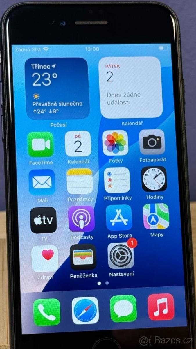 Apple iPhone SE Black 64 gb funkční