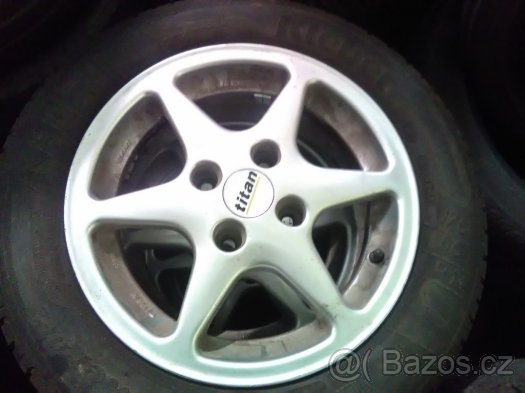 ALU disky 4x108 + pneu 14" Peugeot,Citröen