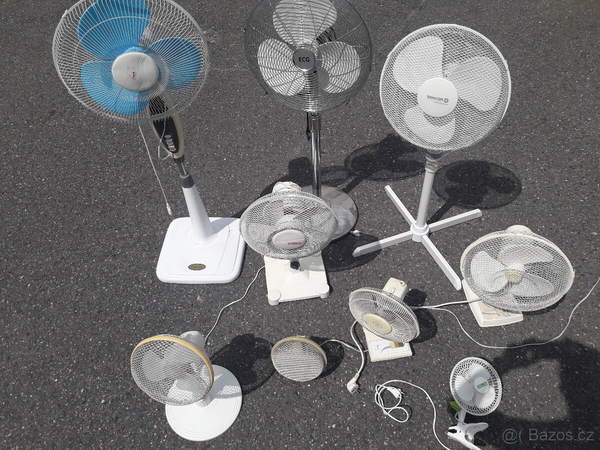 Stolní a stojanové ventilátory