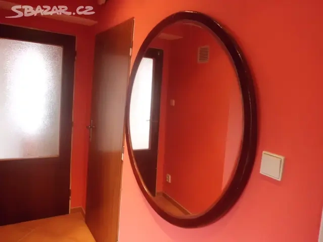 Starožitné kulaté zrcadlo