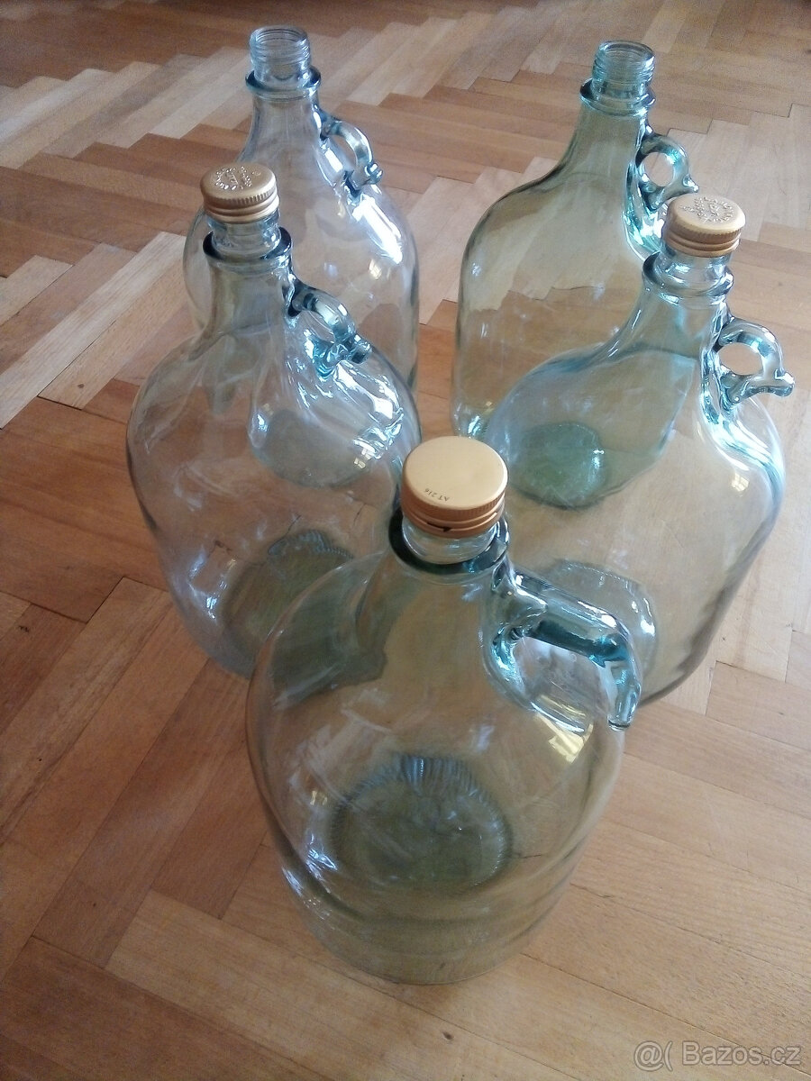 Demižon skleněný 5l