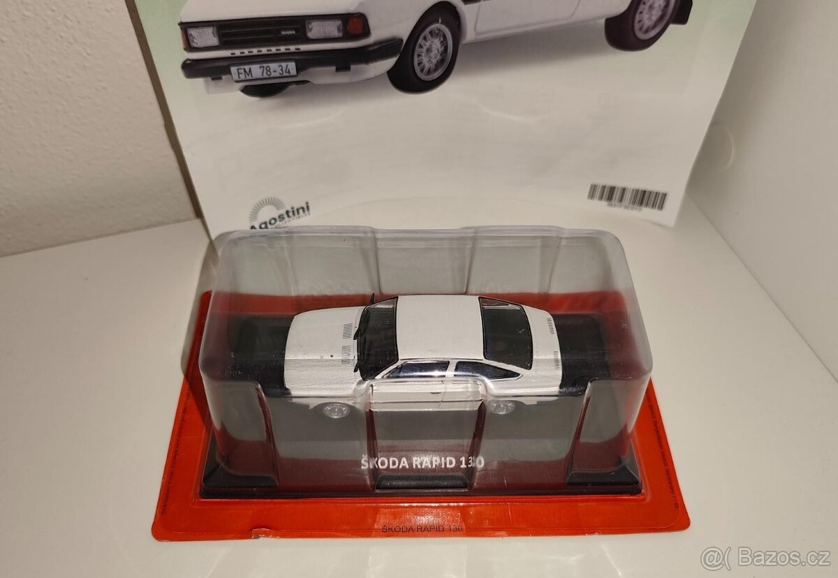 Škoda Rapid 130 1987 + časopis