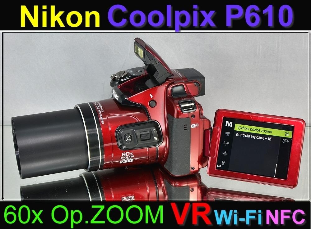 Nikon CoolPix P61016 MPix CMOS60x Op.ZOOMFull HDVWIFIBA